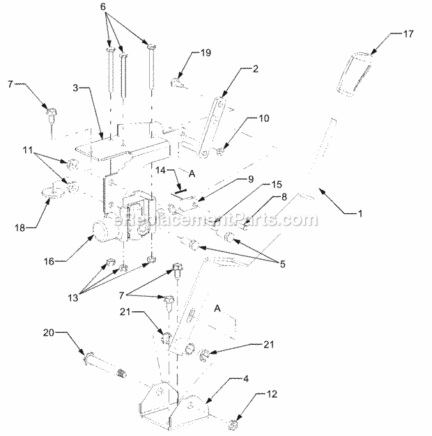 Lift Valve 1b065g & Before Diagram and Parts List for 5234DL 54AL544-710, 54BL544-710 Cub Cadet Lawn Tractor
